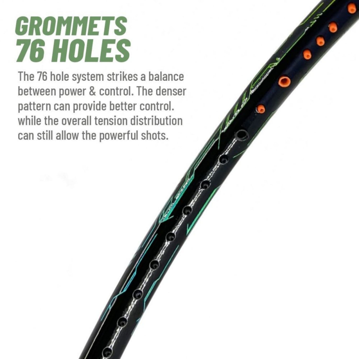 Apacs Fanatala Pro 101 Unstrung Badminton Racquet with Cover – Black, 4U G2 (Doubles Power 84g, 38lbs Tension, Compact Quad Voltaic) - Best Price online Prokicksports.com