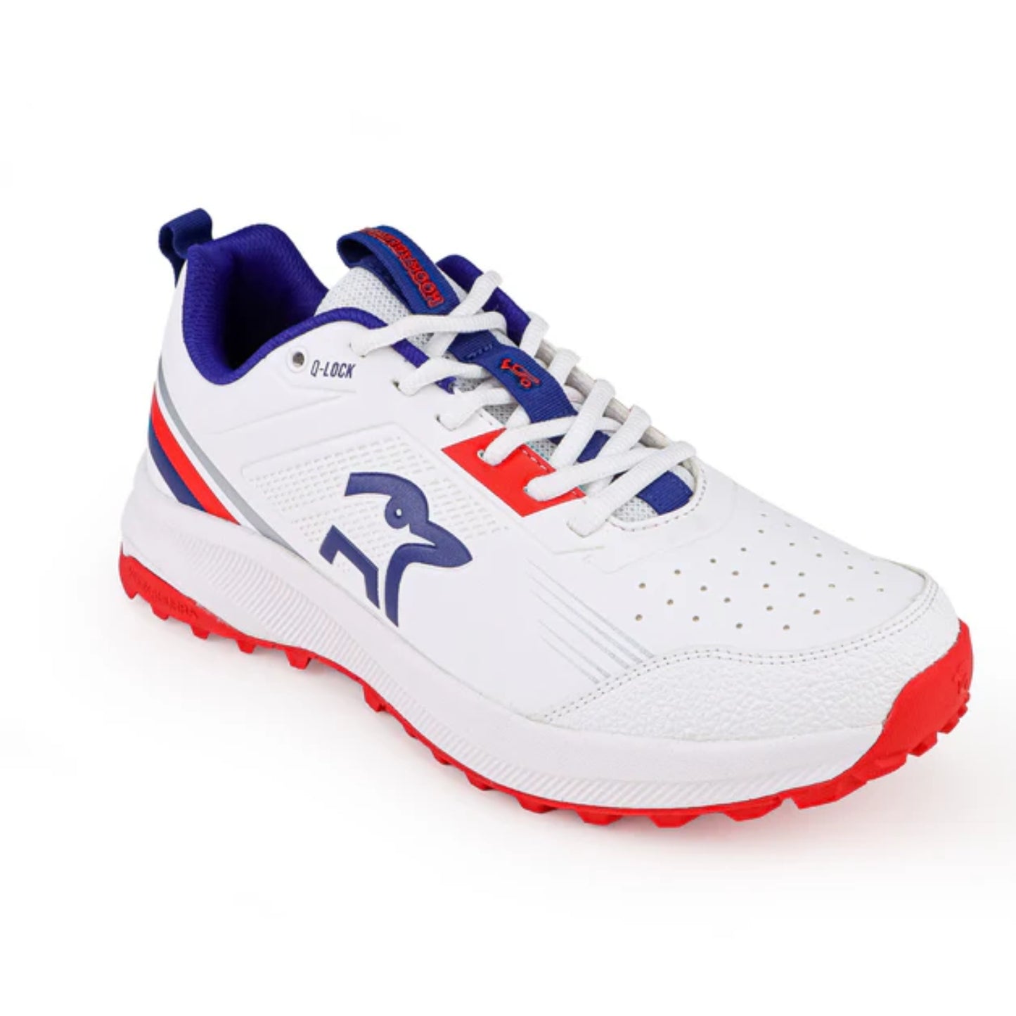 Kookaburra Pro 2.0 Rubber Cricket Shoe – Red/White | Comfort & Traction for the Field - Best Price online Prokicksports.com