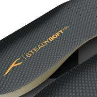 HUNDRED Steady Soft Pro Insoles, Dark Grey | Anti-Slip Cushioned Sports Insole with Comfort & Odour Control - Best Price online Prokicksports.com