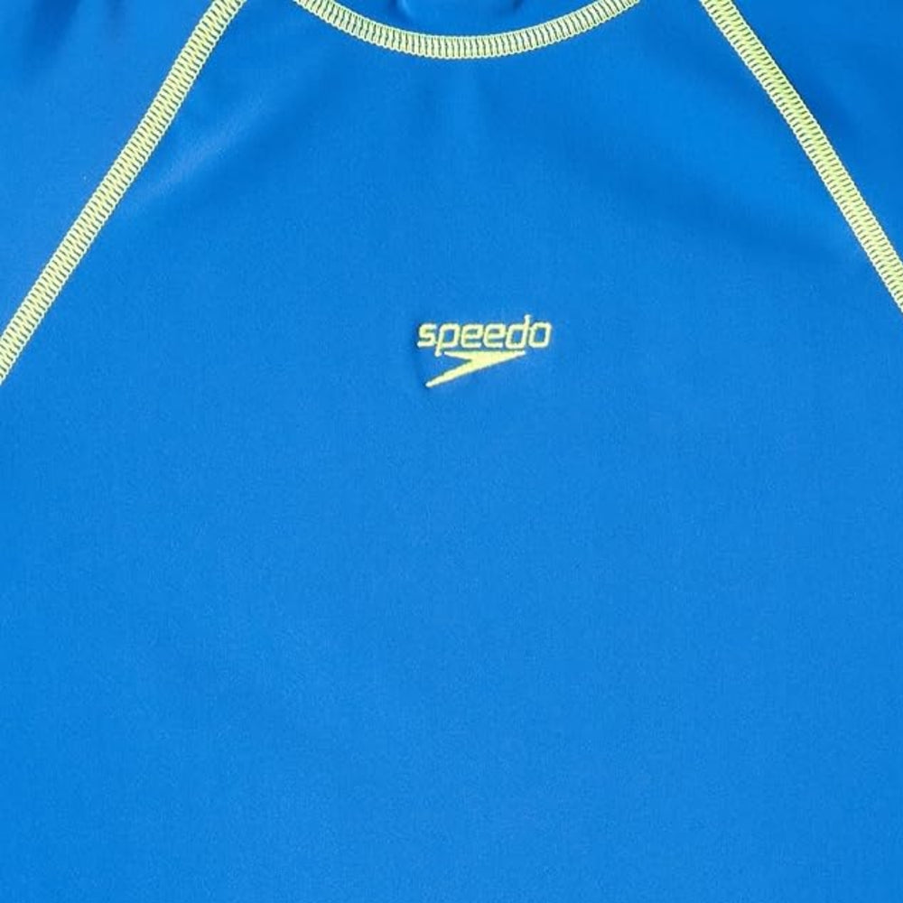 Speedo Short Sleeve Suntop & Aqua Shorts for Boys | Comfortable UV Protection Swimwear Set - Best Price online Prokicksports.com