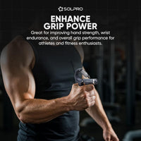 Solpro SHG-046 Velgrip Adjustable Hand Grip Strengthener – 5-60kg Resistance, Mechanical Counter, Forearm & Finger Exerciser for Men & Women, Home & Gym Use - Best Price online Prokicksports.com