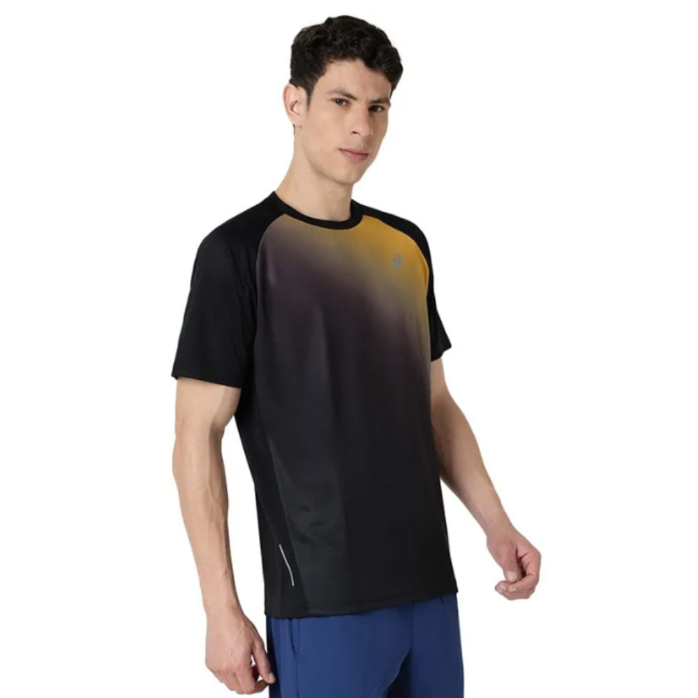 ASICS Ombre Graphic SS Top for Men | Round Neck Sports T-Shirt - Best Price online Prokicksports.com