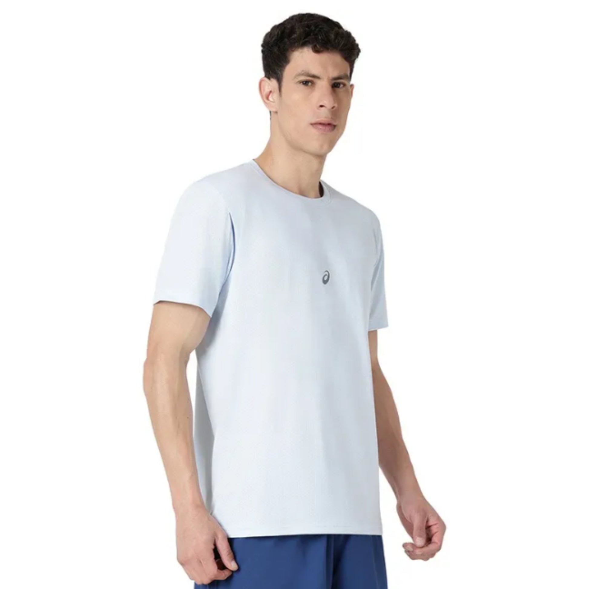 ASICS Piping Detail SS Top for Men | Round Neck Sports T-Shirt - Best Price online Prokicksports.com