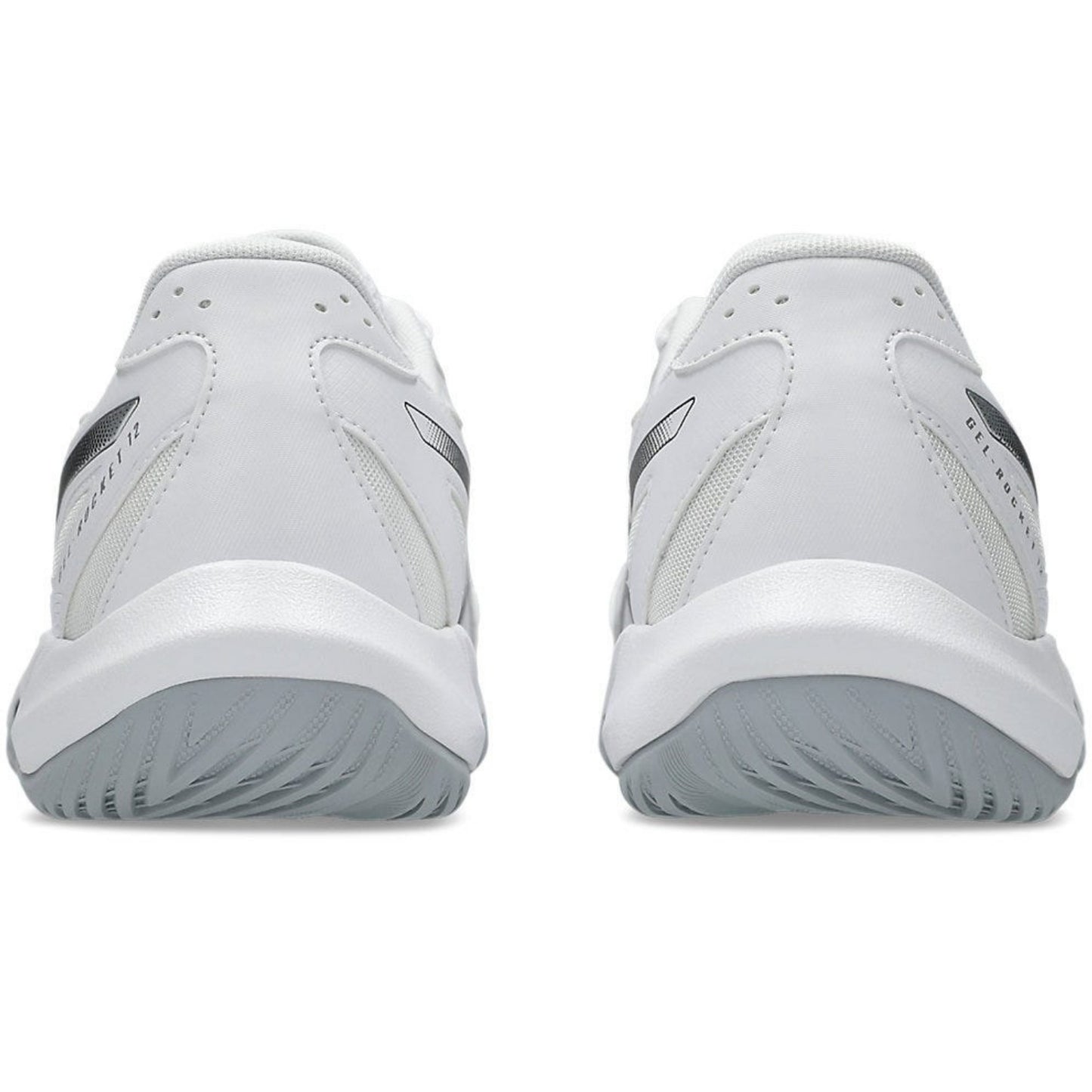ASICS Gel-Rocket 12 Men’s Indoor Court Badminton Shoes – White/Black, GEL™ Cushioning, Non-Mark Rubber, Breathable Mesh, Stability & Grip - Best Price online Prokicksports.com