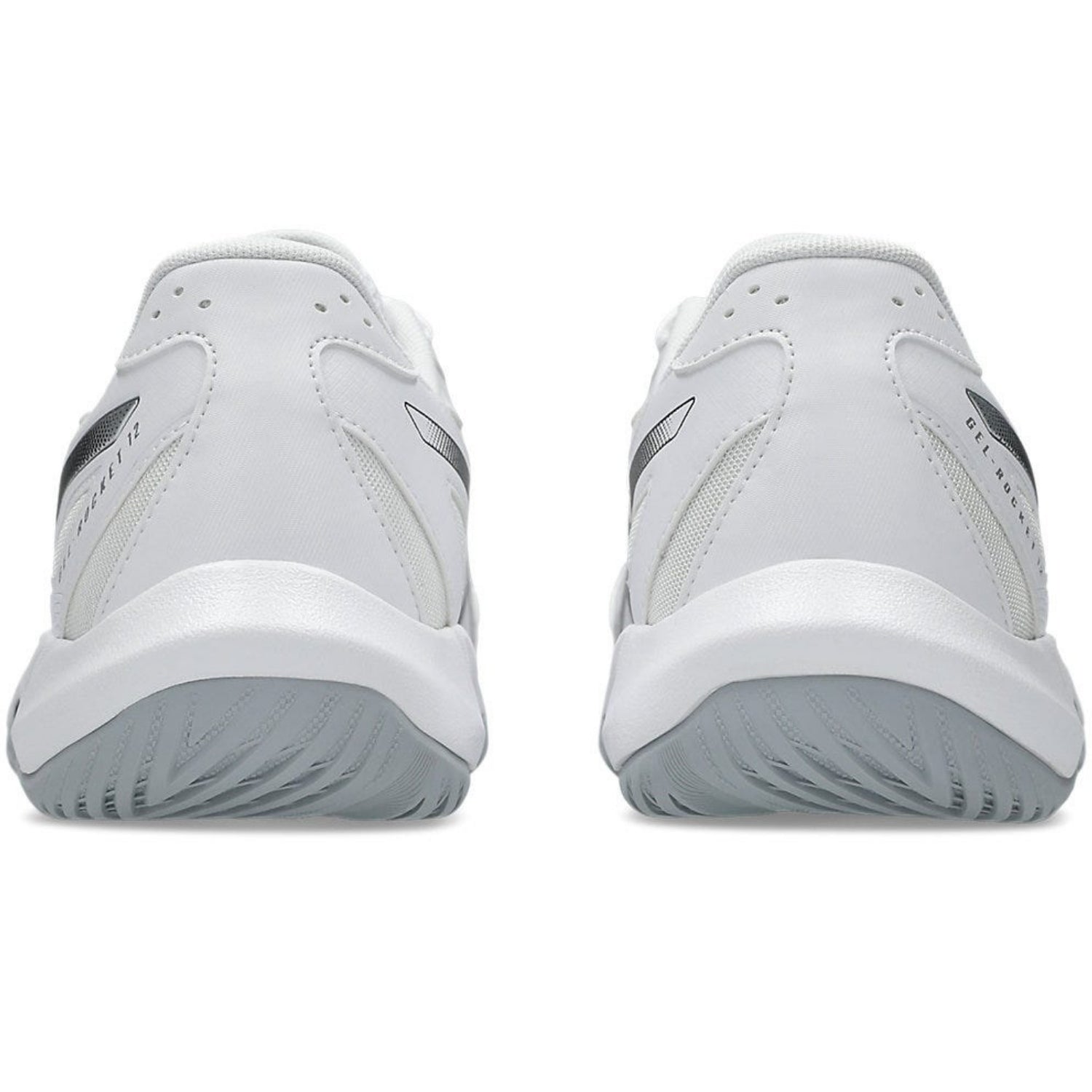 ASICS Gel-Rocket 12 Men’s Indoor Court Badminton Shoes – White/Black, GEL™ Cushioning, Non-Mark Rubber, Breathable Mesh, Stability & Grip - Best Price online Prokicksports.com