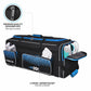 DSC Classic XL Cricket Kit Bag with Wheelie – Black/Blue, Extra Large Capacity Wheelie Cricket Gear Bag with Durable Fabric & Multiple Compartments - Best Price online Prokicksports.com