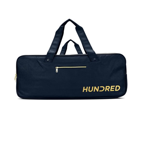 HUNDRED HBCK-3M120-3 Badminton Kit Bag – Navy | Premium Multi-Compartment Tournament Bag with Thermal Pocket