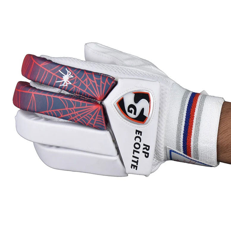 SG RP Ecolite RH Batting Gloves - Superior Grip & Protection for Cricket - S Junior Size - Best Price online Prokicksports.com