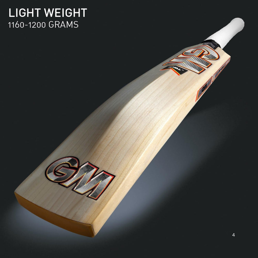 GM Rival 404 English Willow Cricket Bat – SH (Short Handle), Lightweight Power Bat for Leather Ball Cricket - Best Price online Prokicksports.com