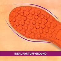 NIVIA Rabona 2.0 Football Shoes – PVC Synthetic Leather Upper, Rubber Stud Turf Sole, Die-Cut EVA Insole | Snug Fit, Ball Control & Durability for Turf and Hard Ground - Best Price online Prokicksports.com