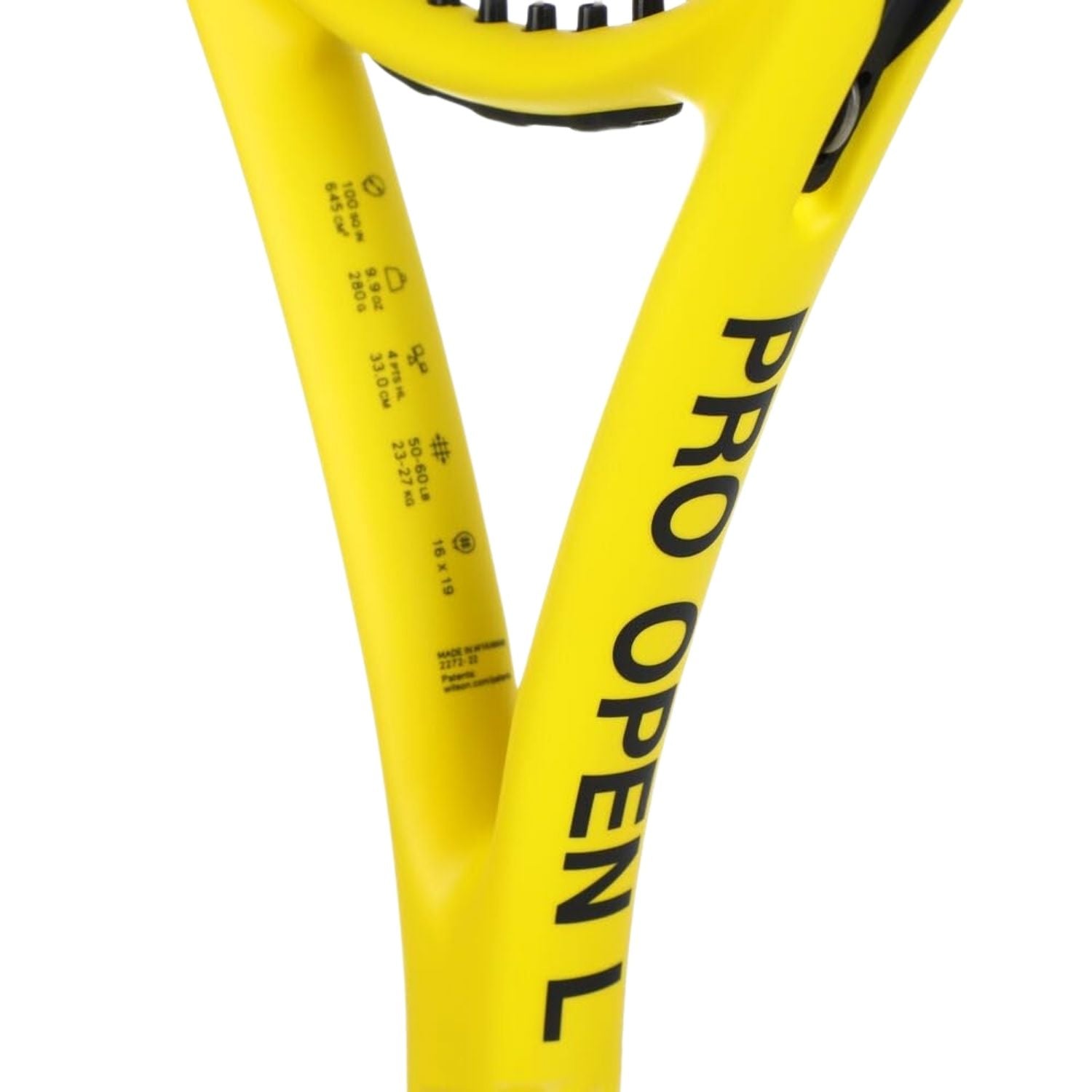 Wilson WR119510U2 Pro Open L Strung Tennis Racquet (L2: 4 1/4) – 280 Grams | 100 sq.in Head, 16x19 String Pattern, BLX Basalt/Graphite, 33cm Balance | Control, Power & Comfort - Best Price online Prokicksports.com