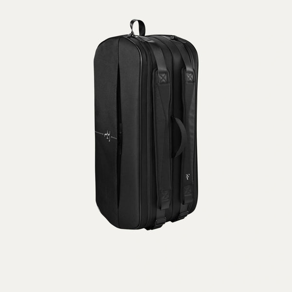 Wilson RF Tournament 9PK Tennis Racquet Bag – WR8043301001 - Black | Roger Federer Edition | Premium 9 Racquet Bag with Thermoguard & Pro-Level Design