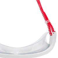 Speedo Biofuse Rift Swimming Goggles – Adult | Wide Vision Anti-Fog UV Protection Mask with Biofuse Comfort Technology, Soft Seals & Adjustable Strap (Lava Red/Oxid Grey/Smoke) - Best Price online Prokicksports.com