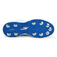 Skechers Cricket Elite Men’s Metal Spike Shoes – White/Light Blue | Pro-Level Cricket Shoes with Superior Traction & Comfort - Best Price online Prokicksports.com