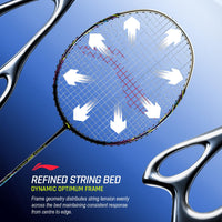 Li-Ning G-Force 6900 Superlite Unstrung Badminton Racquet, 5U G6 | Ultralite Carbon Technology | Fast Swing