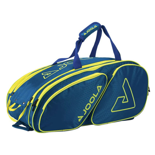 JOOLA Tour Elite Pickleball Kit Bag – Navy/Yellow | Pro Tournament Backpack with Thermal Paddle Storage & Shoe Compartment