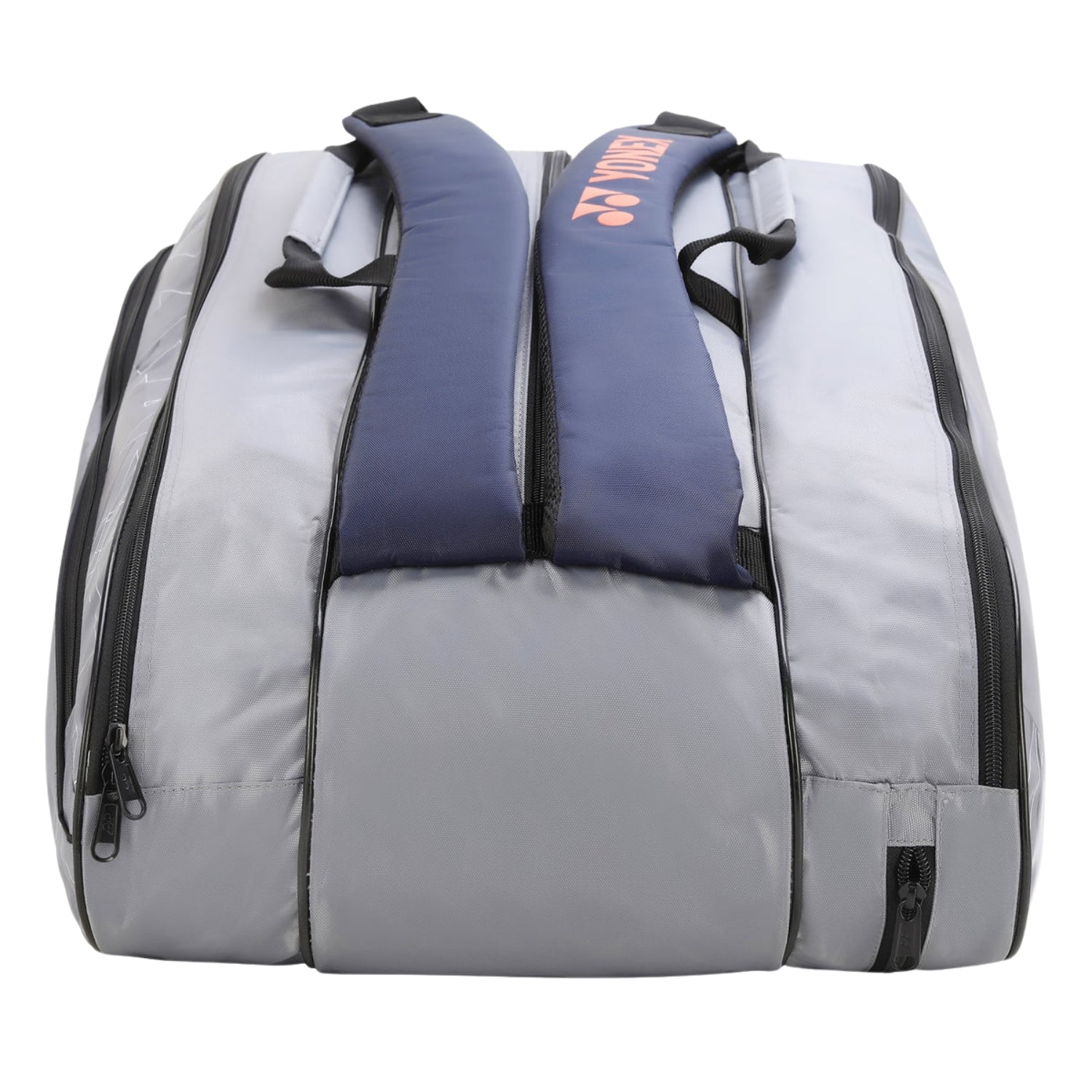 Yonex ACE1-Q014-2329-T01-S Badminton Racquet Bag Gray/Cherry Tomato | Lightweight & Durable Sports Bag | Spacious Backpack for Racquets, Shoes & Accessories - Best Price online Prokicksports.com