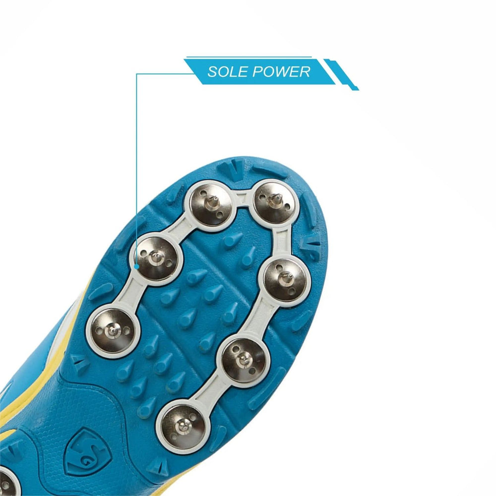 SG Savage Max Metal Spikes Cricket Shoes , Professional Cricket Footwear with Metal Spikes for Superior Turf Grip - Best Price online Prokicksports.com
