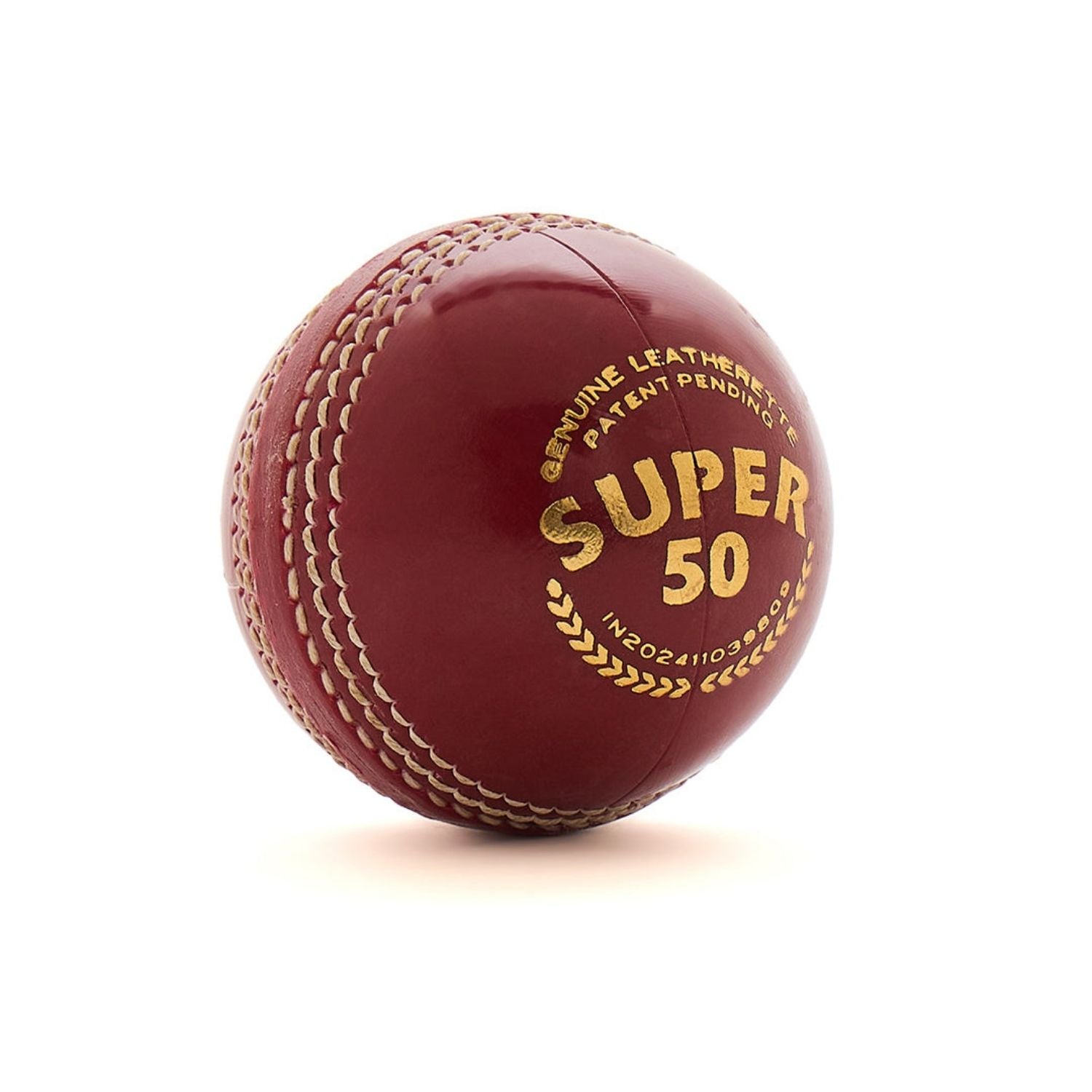 SG Super 50 Cricket Leather Ball, Red – Adult, Alum‑Tanned 2‑Piece 50‑Over Match Ball (Pack of 12) - Best Price online Prokicksports.com