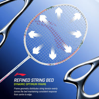 Li-Ning G-Force 6800 Superlite Unstrung Badminton Racquet, 5U G6 | Head Heavy, Flexible Shaft, Dynamic Optimum Frame