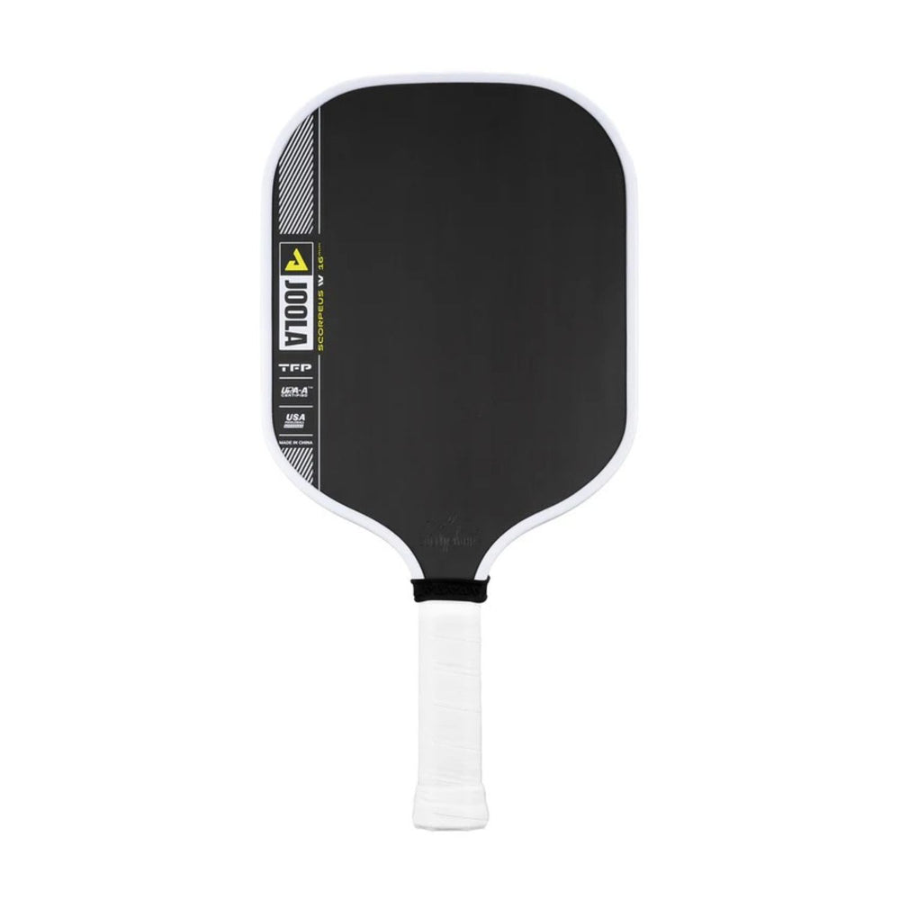 Joola Scorpeus Pro IV Pickleball Paddle – 16mm | Power & Control Paddle for Advanced Players | Carbon Fiber Face | Polymer Core | USAPA Approved (Black/White/Lime Yellow) - Best Price online Prokicksports.com