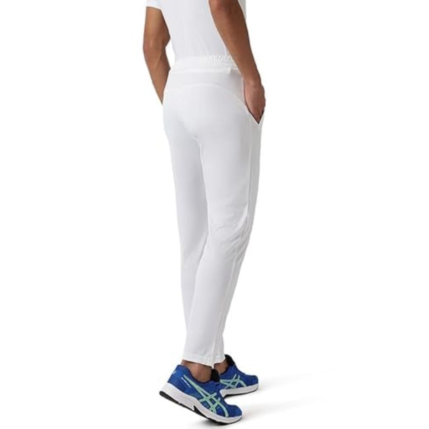 ASICS Cricket Pant 2 for Men, Cream | Lightweight Cricket Trousers with Breathable Fabric & Comfortable Fit - Best Price online Prokicksports.com