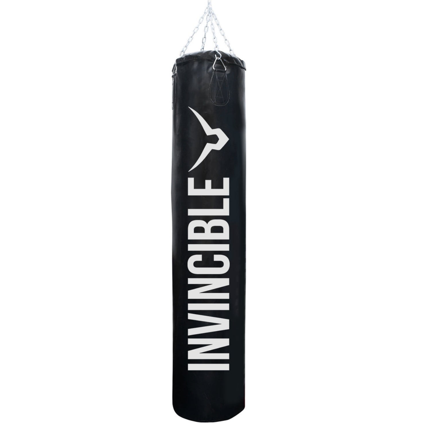 Invincible Classic Vinyl Tera Bag 5 Feet (45 Kg) | Heavy Duty Boxing Punching Bag | Durable Training Fitness Bag – Black - Best Price online Prokicksports.com