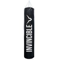 Invincible Classic Vinyl Tera Bag 5 Feet (45 Kg) | Heavy Duty Boxing Punching Bag | Durable Training Fitness Bag – Black - Best Price online Prokicksports.com