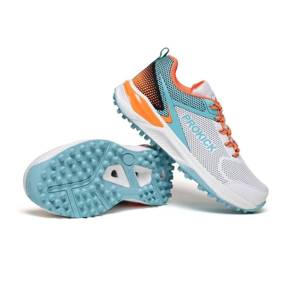 Prokick Finisher is a lightweight rubber‑stud cricket shoe designed for multi‑surface grip, comfort, and durability on turf and hard grounds.