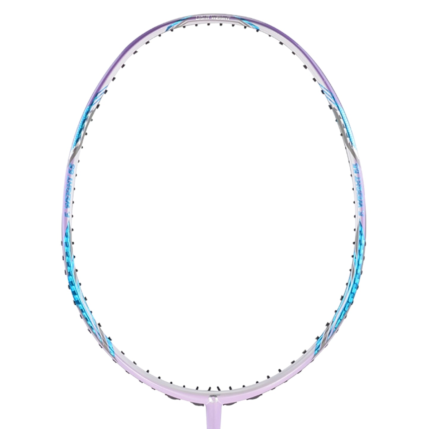 Apacs Feather Weight 55 Unstrung Badminton Racquet | Ultra-Light 58g Frame | High Modulus Graphite | Powerful Smash Control | Advanced Speed Racquet