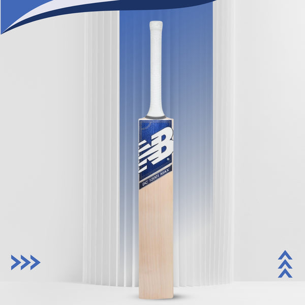 New Balance DC 1200i Max English Willow Cricket Bat – Pro-Grade Power Bat with Massive Edges for Dominating Stroke Play