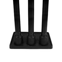 Shrey Rubber Base Cricket Stump Set (Pack of 3 Stumps, 1 Base & 2 Balls) | Portable Training Set with Stable Rubber Base - Best Price online Prokicksports.com