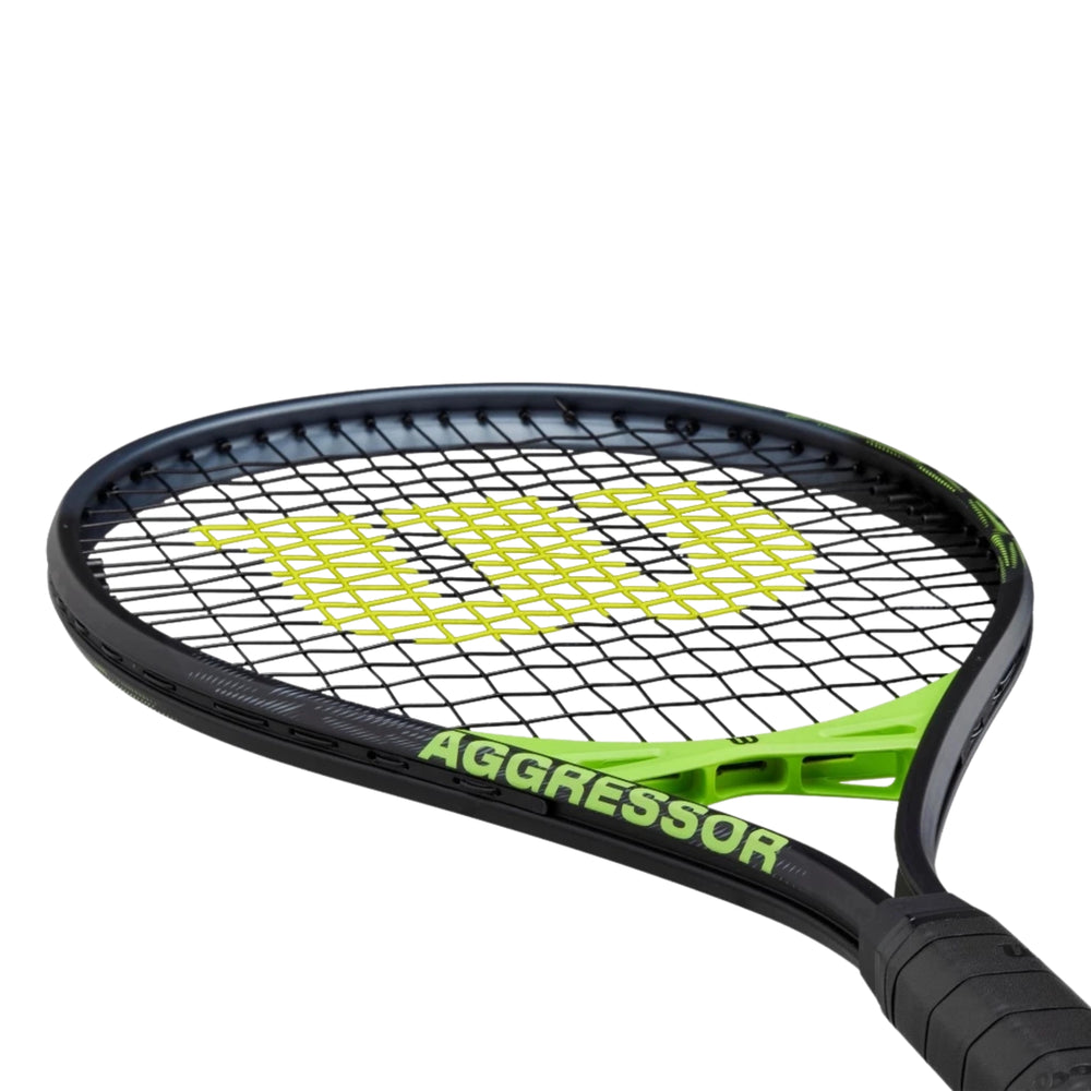 Wilson Aggressor Strung Tennis Racquet (Grip 2 – 4 1/4) | 297g - Best Price online Prokicksports.com