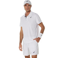 ASICS COURT POLO (M) – Brilliant White | Lightweight, Breathable & Quick-Dry Men’s Sports Polo for Training and Matches - Best Price online Prokicksports.com