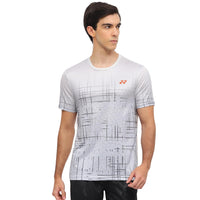 Yonex 2968 Men’s Round Neck T‑Shirt – TruDry Quick‑Dry Polyester Essentia 3 Badminton/Tennis Tee - Best Price online Prokicksports.com