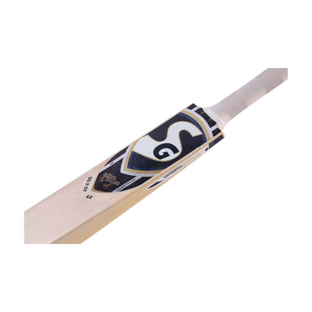 SG X GT 4.0 Kashmir Willow Cricket Bat | Short Handle | Lightweight (1000-1200g) | Power Balance Profile | Ideal for Junior/Club Cricketers - Best Price online Prokicksports.com