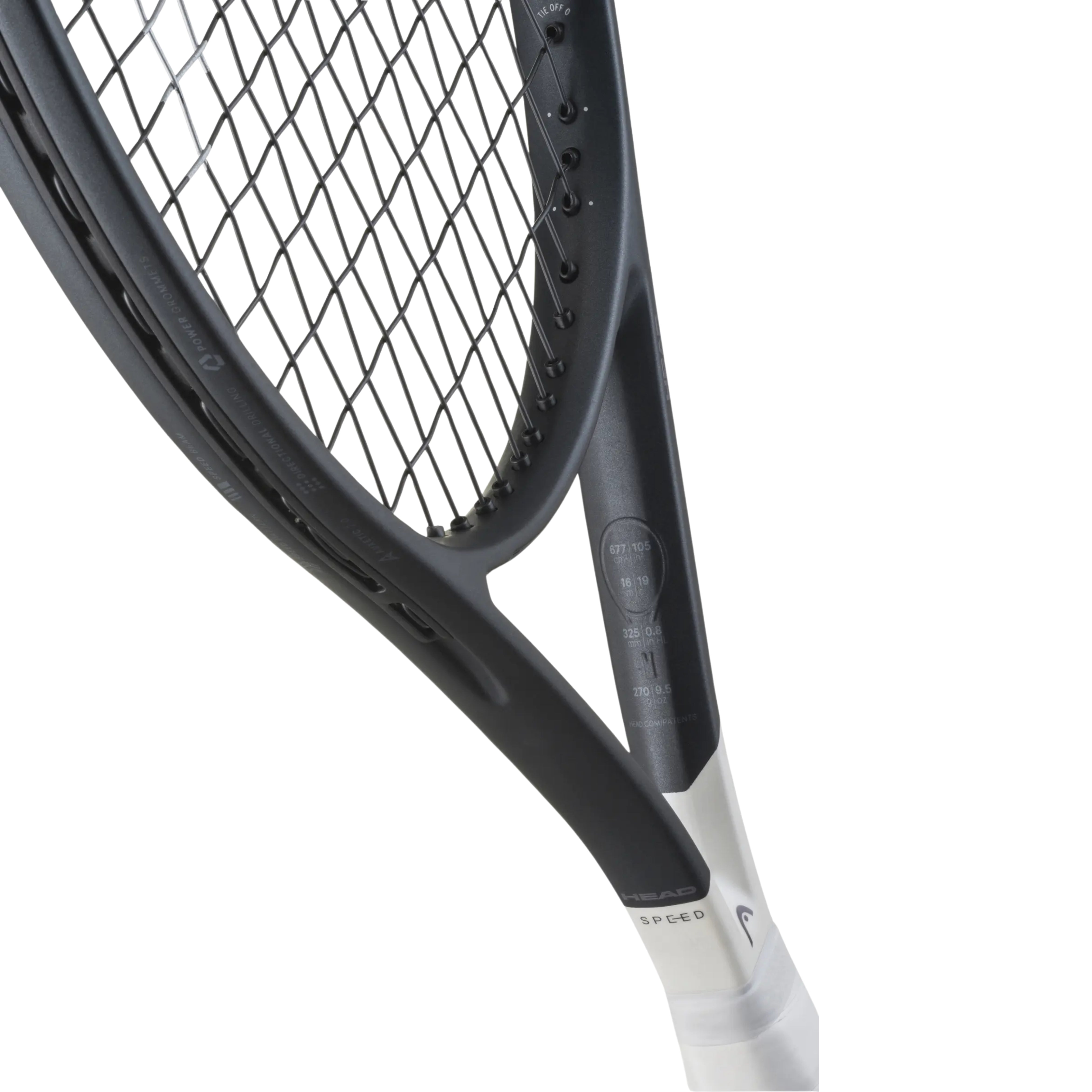 HEAD Speed Team 2026 Unstrung Tennis Racquet (Grip 3 - 4 3/8) White/Black | 270g Lightweight Performance Racquet - Best Price online Prokicksports.com