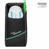 DSC Mini Master Cricket Kit Bag – Black, Compact Junior Cricket Gear Bag with Durable Fabric & Spacious Storage - Best Price online Prokicksports.com