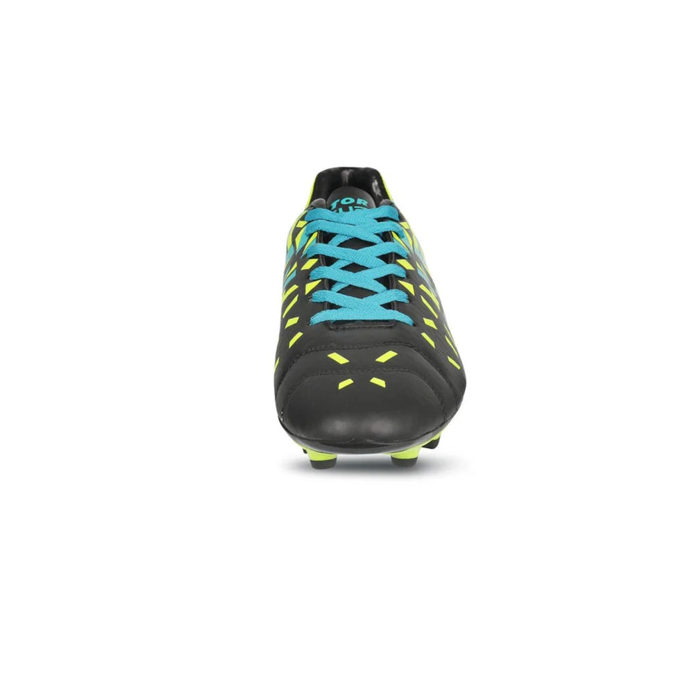 Vector X Men's Synthetic Acura Football Shoes – Lightweight Football Boots with Durable Grip Sole for Turf & Ground Play, Black/Green - Best Price online Prokicksports.com