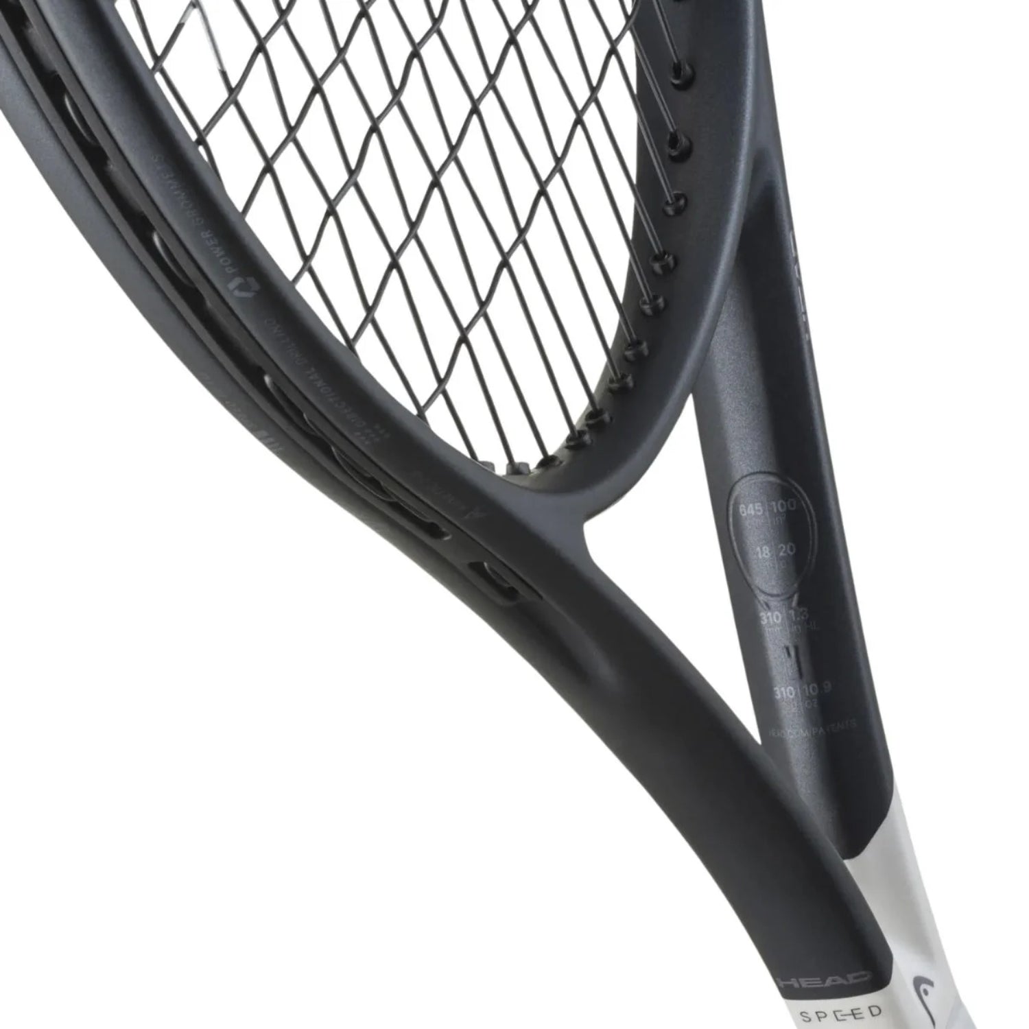 Head Speed Pro 2026 Unstrung Tennis Racquet – 310g (G3 4 3/8) | Graphite Frame with Auxetic 2.0, 18x20 String Pattern & Tour-Level Control (Black/White)) - Best Price online Prokicksports.com