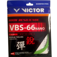 Victor VBS-66N Badminton String – 0.66mm High Resilience String with Medium Feel, Excellent Repulsion & Control for Professional Play - Best Price online Prokicksports.com
