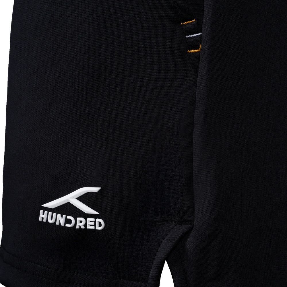 Hundred HBBS-5M274-1 Men’s Shorts, Black | Lightweight Polyester Fabric with Breathable Fit & Multi-Sport Comfort - Best Price online Prokicksports.com
