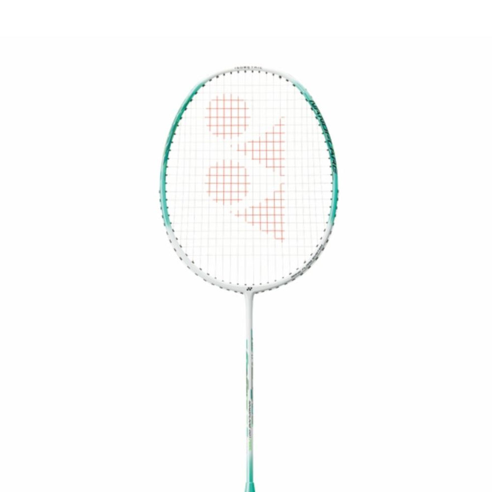 Yonex Nanoflare 001 Feel Strung Badminton Racquet – 5U4 (White/Mint) | Head-Light Speed Racquet with Hi-Flex Shaft & ISOMETRIC Frame - Best Price online Prokicksports.com