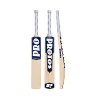 Protos Tempest English Willow Cricket Bat | Grade 4B Willow, Large Edges, Big Sweet Spot, Singapore Cane Round Handle, Silver Grip, Power Hitting