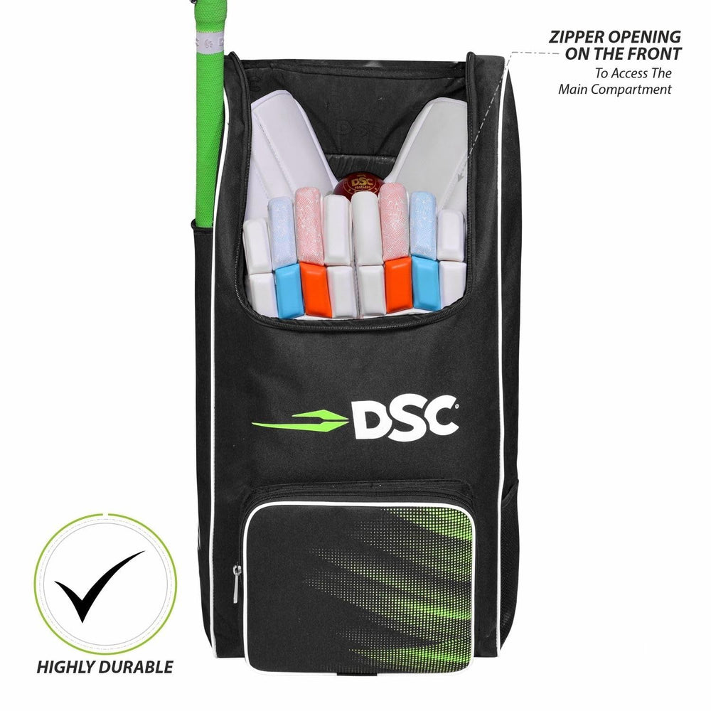 DSC Target Cricket Kit Bag – Spacious Cricket Gear Bag with Durable Fabric, Multiple Compartments & Professional Design - Best Price online Prokicksports.com