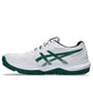 ASICS Unisex Gel-Peake 3 Cricket Shoes White/Jasper Green Turf Hard Wicket GEL Cushioning TRUSSTIC Grip - Best Price online Prokicksports.com