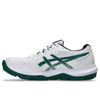 ASICS Unisex Gel-Peake 3 Cricket Shoes White/Jasper Green Turf Hard Wicket GEL Cushioning TRUSSTIC Grip - Best Price online Prokicksports.com