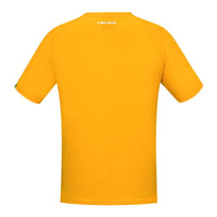 HEAD HCD-382 Round Neck T-Shirt, Orange/White | Lightweight Performance Tee with Moisture-Wicking Fabric & Sporty Design - Best Price online Prokicksports.com