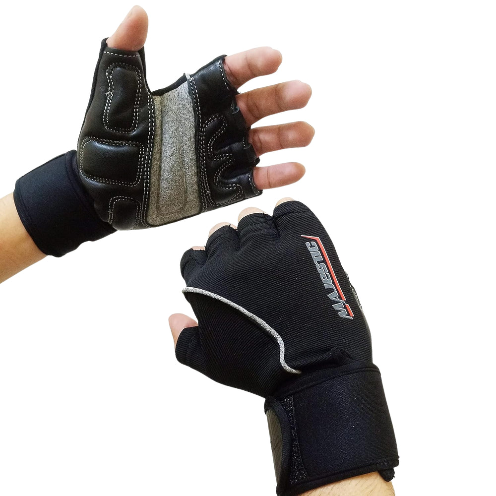 Vector X VX Majestic Gloves | Lightweight Gym & Fitness Gloves with Wrist Support, Breathable Mesh & Anti-Slip Grip - Best Price online Prokicksports.com