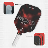 Hundred Force S Wide 13MM Pickleball Paddle | Extra-Wide Face | Carbon Fiber Surface | Polymer Core | Power & Control - Best Price online Prokicksports.com